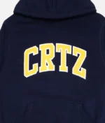 Corteiz Crtz Dropout Sudadera Con Capucha Azul Marino (1)