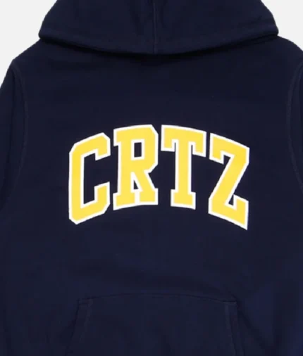 Corteiz Crtz Dropout Sudadera Con Capucha Azul Marino (1)