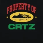 Corteiz Property Of Crtz Carni camiseta Negro (1)