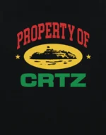 Corteiz Property Of Crtz Carni camiseta Negro (1)