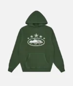 Corteiz Sudadera Capucha 5 Starz Alcatraz Verde (2)