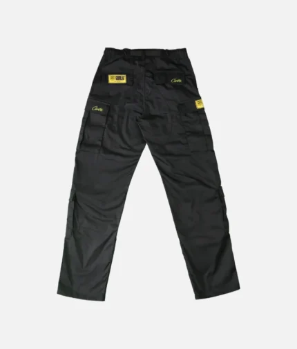 Corteiz Yella Guerillaz Cargos Negro Amarillo (1)