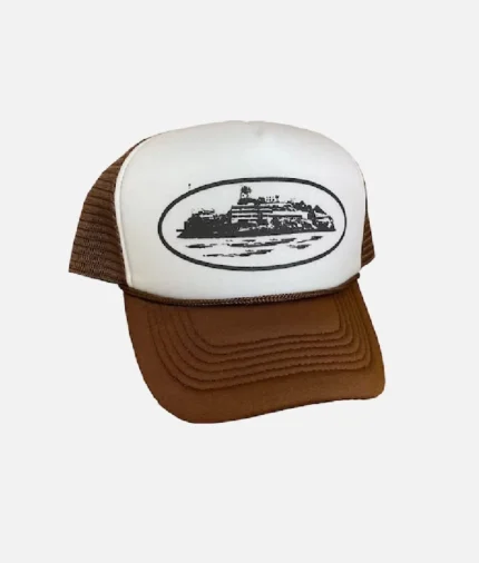 Gorra Corteiz Alcatraz Trucker Cacao (2)