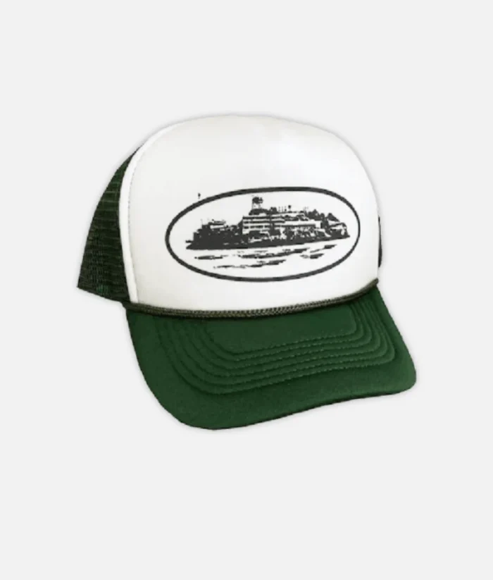 Gorra Trucker Corteiz Alcatraz Verde (2)