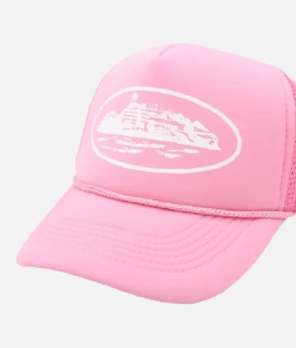 Gorra Trucker Rosa Corteiz Alcatraz (1)