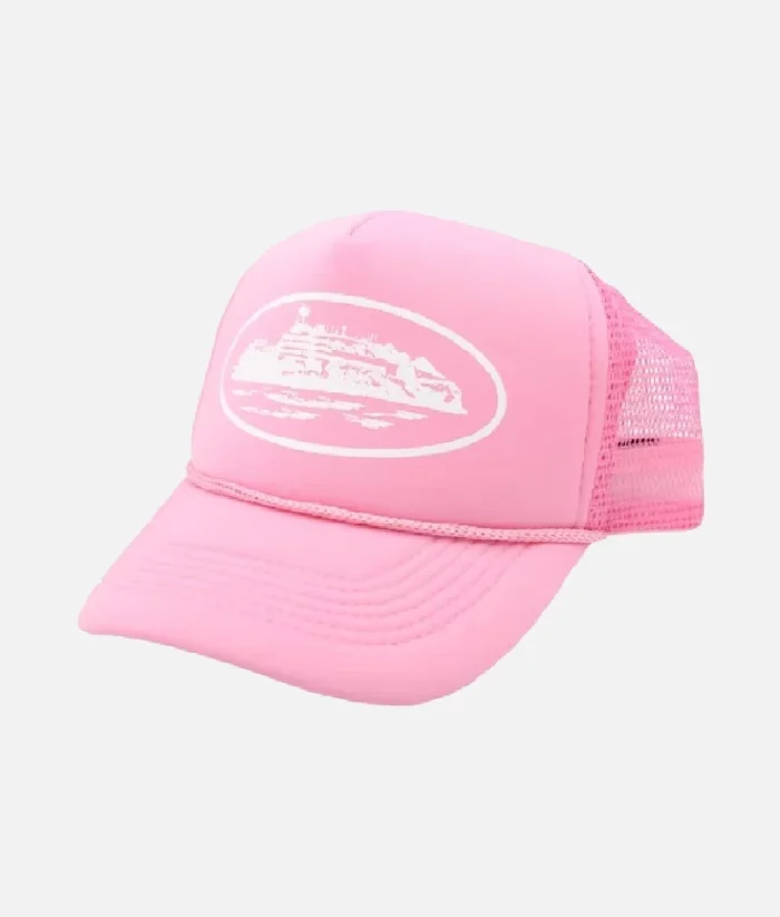 Gorra Trucker Rosa Corteiz Alcatraz (2)