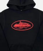 Sudadera Corteiz Alcatraz Negro Rojo (1)